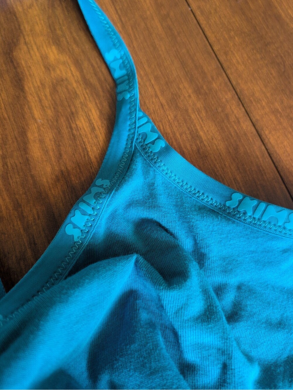 Skims Logo Cotton Demi Unlined Underwire Bra US Size 44 DDDD Blue Comfort [COPY] - Picture 3 of 9
